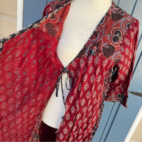 APRIL CORNELL Boho-chic maxi dress with a 70s vibe, Women’s Size Large - Picture 4 of 9